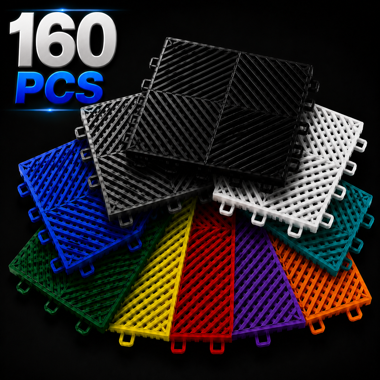 Large Double Garage Pack (160 Tiles | 25.6m²)